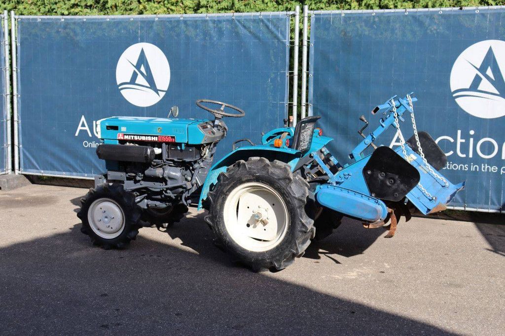 Mitsubishi D1550FD Kleintraktor, Diesel, 15 PS, mit Grubber