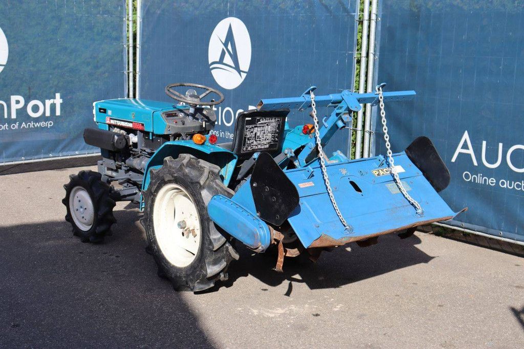 Mitsubishi D1550FD Kleintraktor, Diesel, 15 PS, mit Grubber