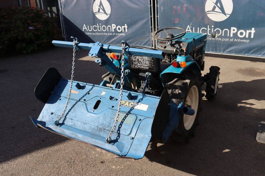 Mitsubishi D1550FD Kleintraktor, Diesel, 15 PS, mit Grubber