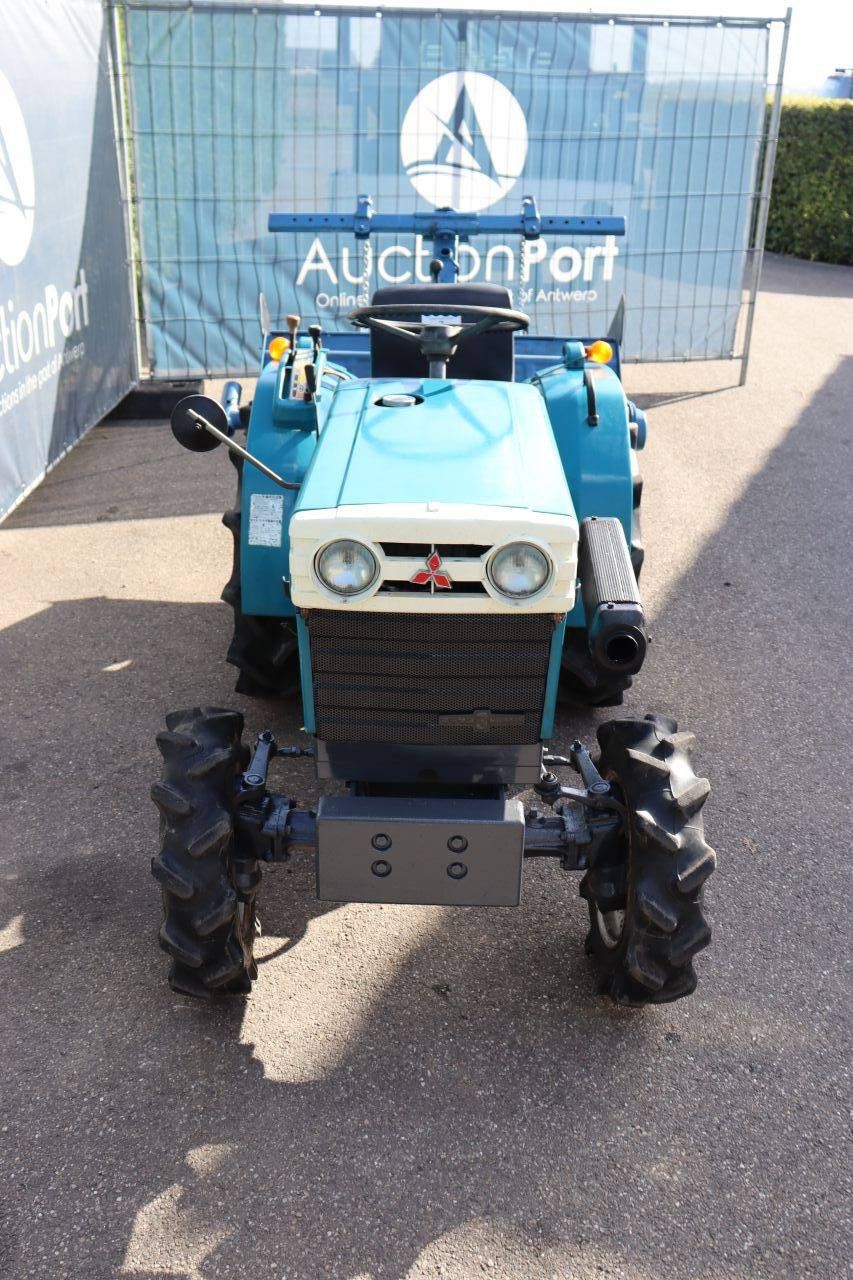 Mitsubishi D1550FD Kleintraktor, Diesel, 15 PS, mit Grubber