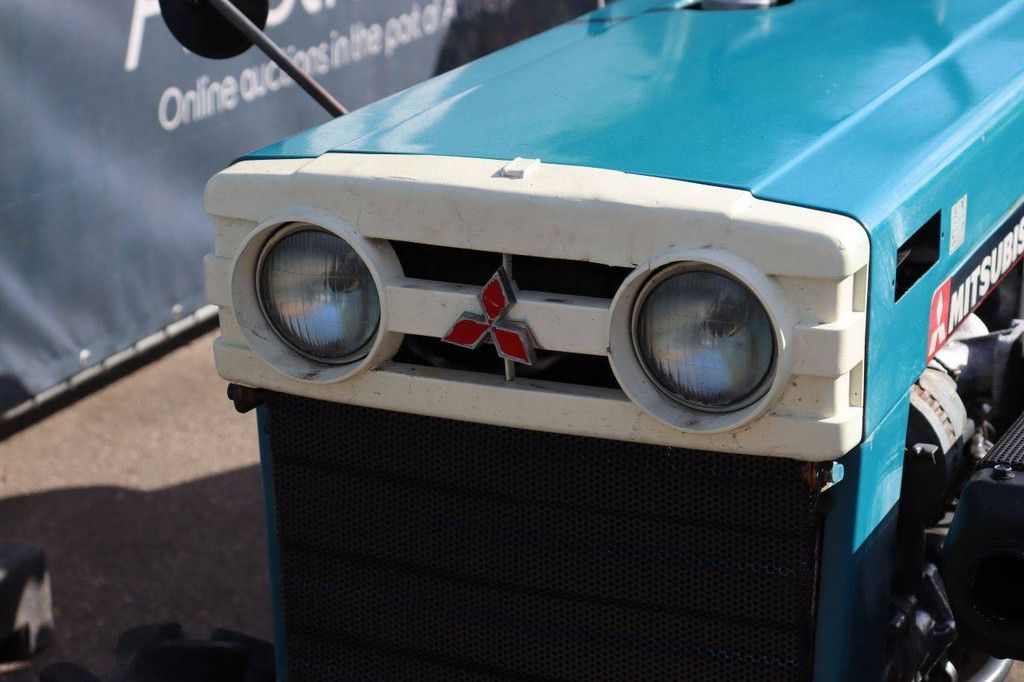 Mitsubishi D1550FD Kleintraktor, Diesel, 15 PS, mit Grubber