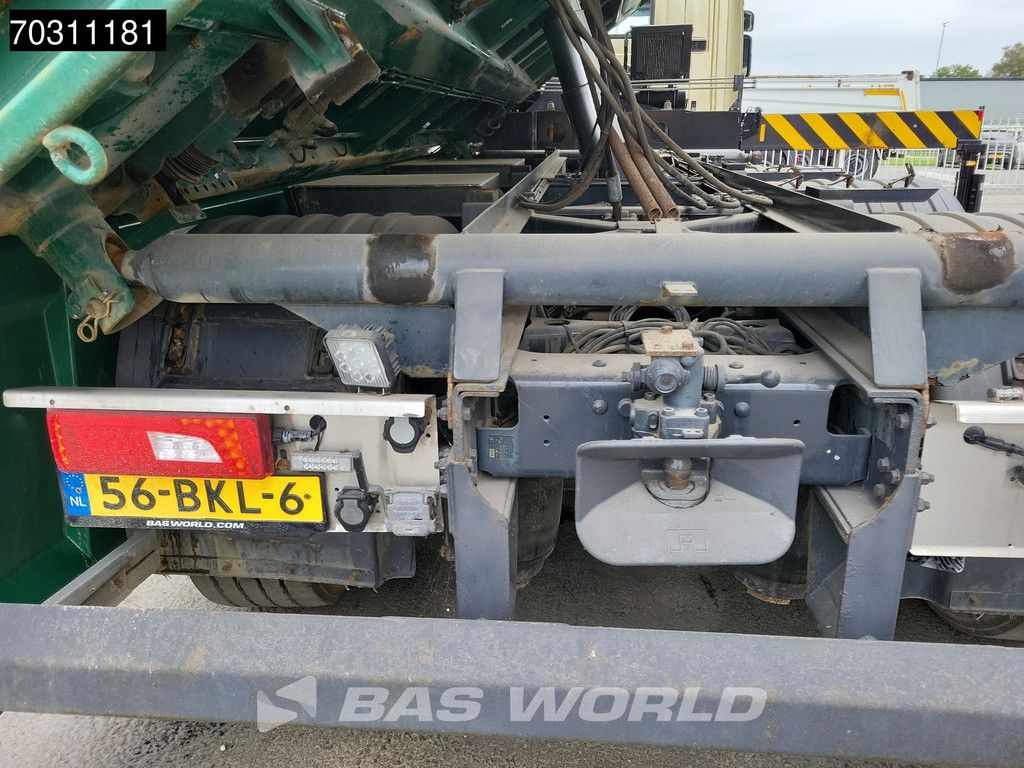 Scania P P410 8X4 NL-Truck HMF 1800K3 Kran Crane HSW 2-side tipper Lift+Steering axle Euro 6