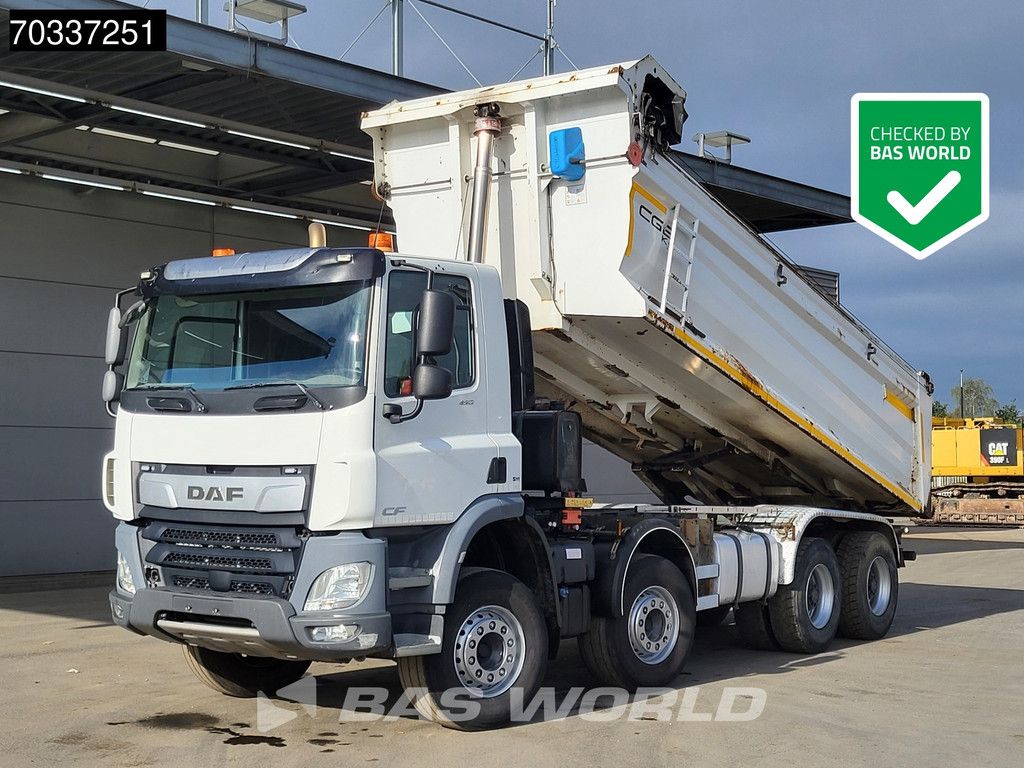 DAF CF 450 8X4 19m3 tipper steel suspension Big-Axle Automatic Euro 6
