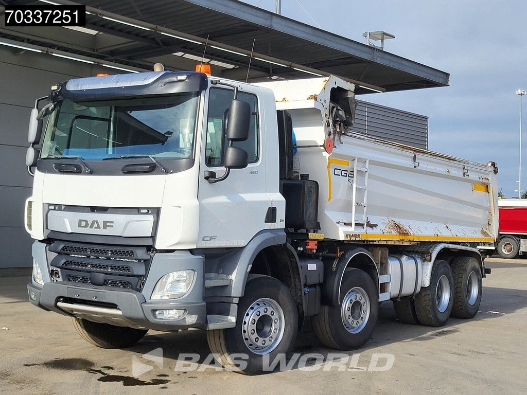 DAF CF 450 8X4 19m3 tipper steel suspension Big-Axle Automatic Euro 6