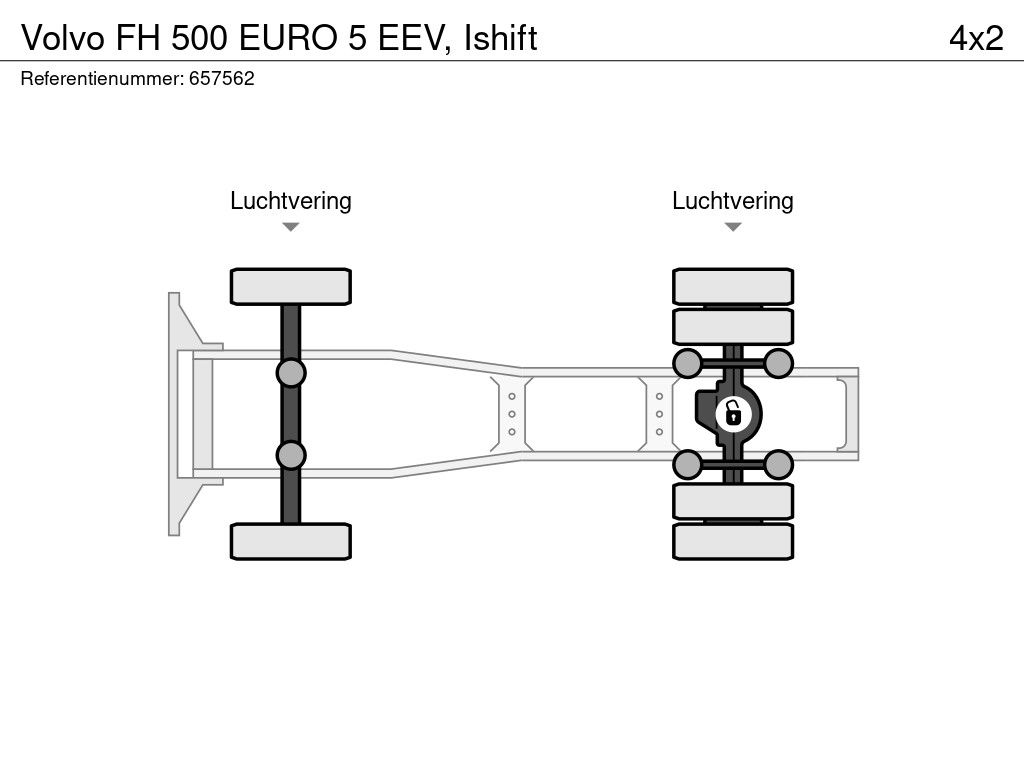 Volvo FH 500 EURO 5 EEV, Ishift