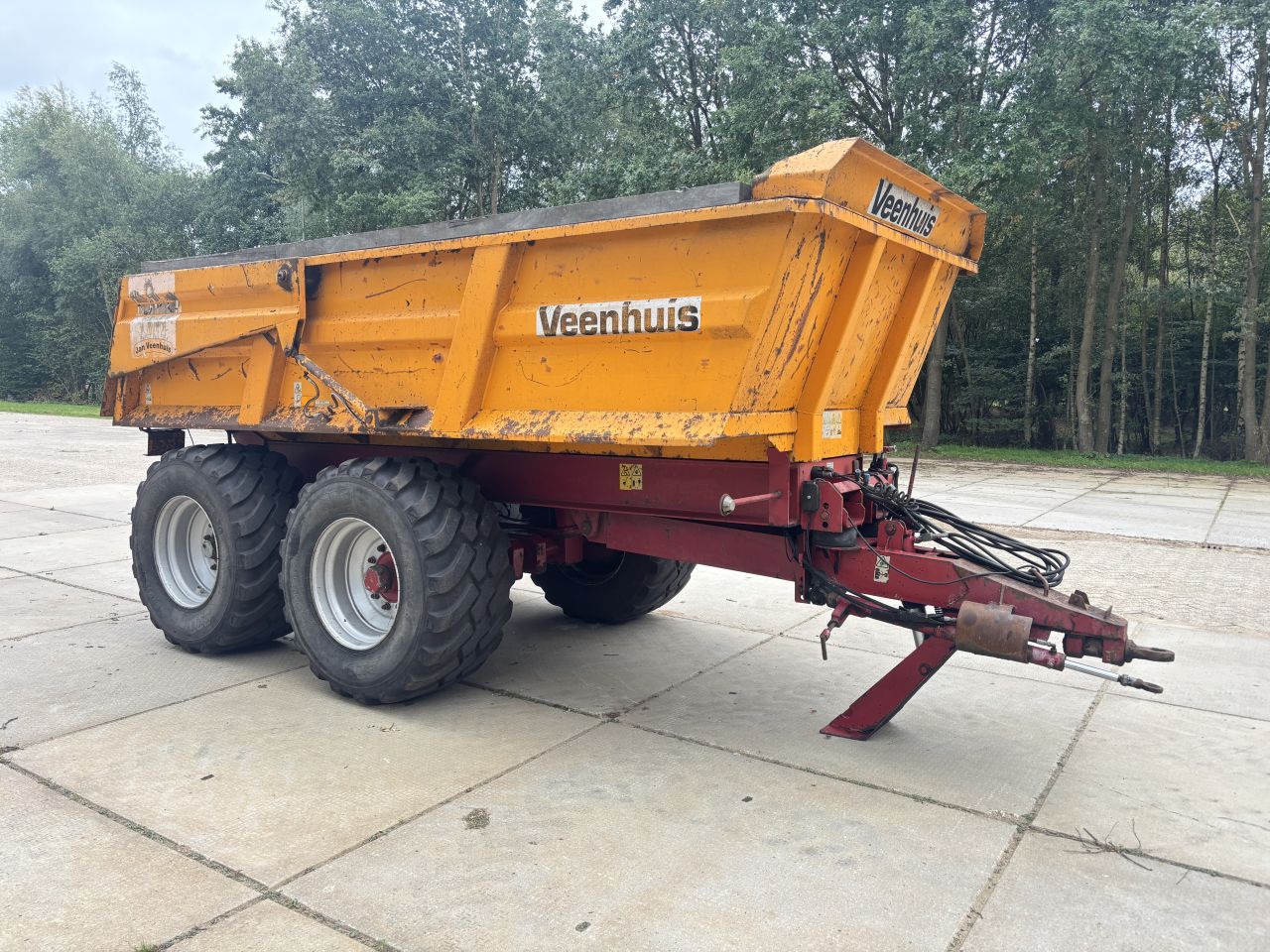 Veenhuis jvzk 18.000 dumper zanddumper 18 ton