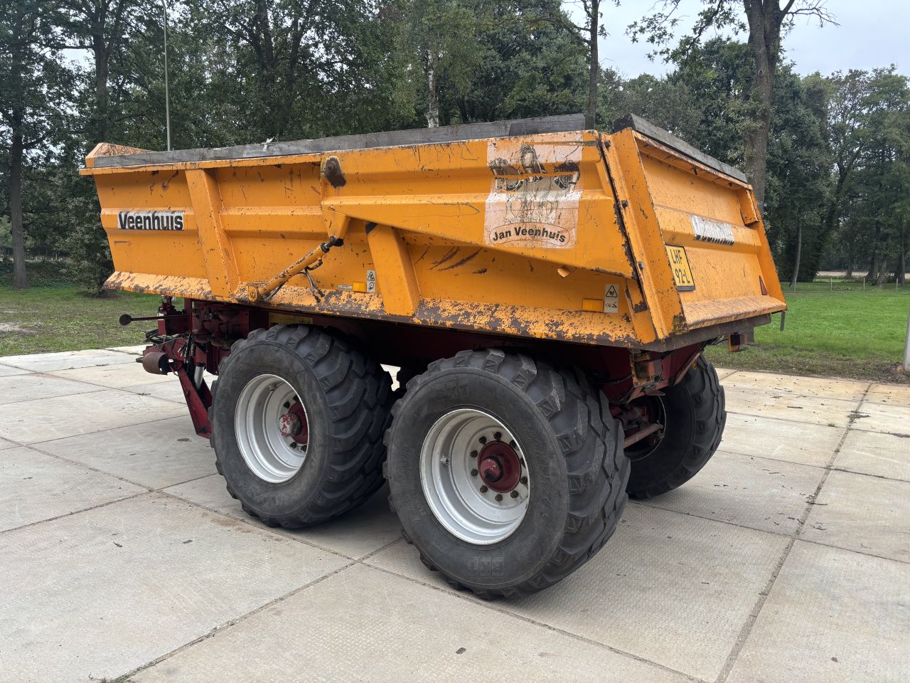 Veenhuis jvzk 18.000 dumper zanddumper 18 ton