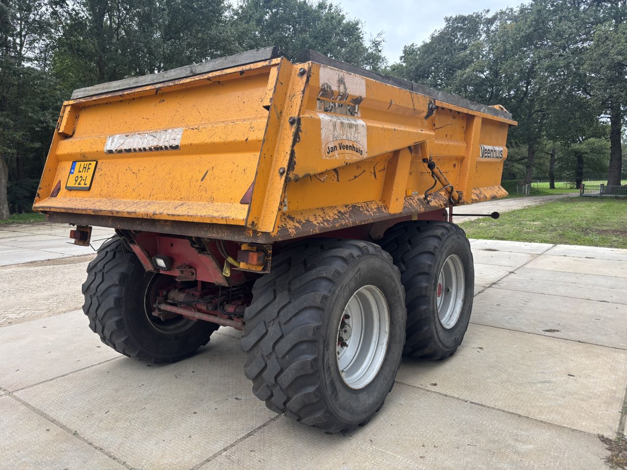 Veenhuis jvzk 18.000 dumper zanddumper 18 ton
