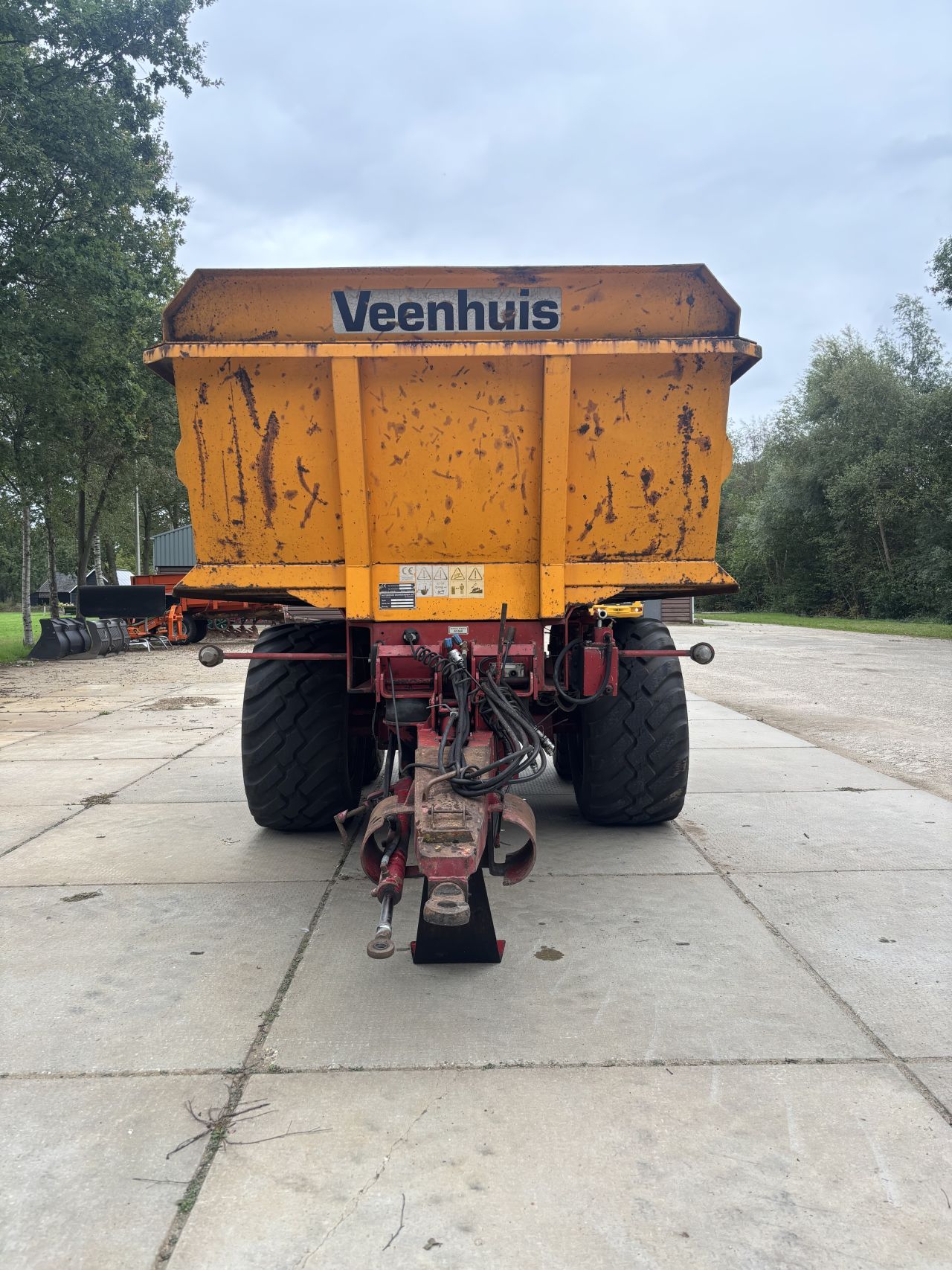Veenhuis jvzk 18.000 dumper zanddumper 18 ton