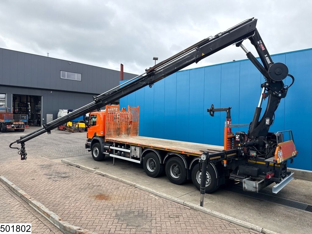 Scania P 410 8x4, Tridem, CNG, Hiab, Remote, Retarder