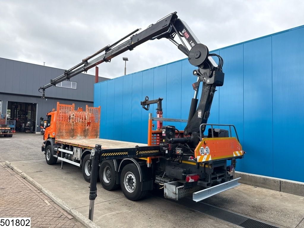 Scania P 410 8x4, Tridem, CNG, Hiab, Remote, Retarder