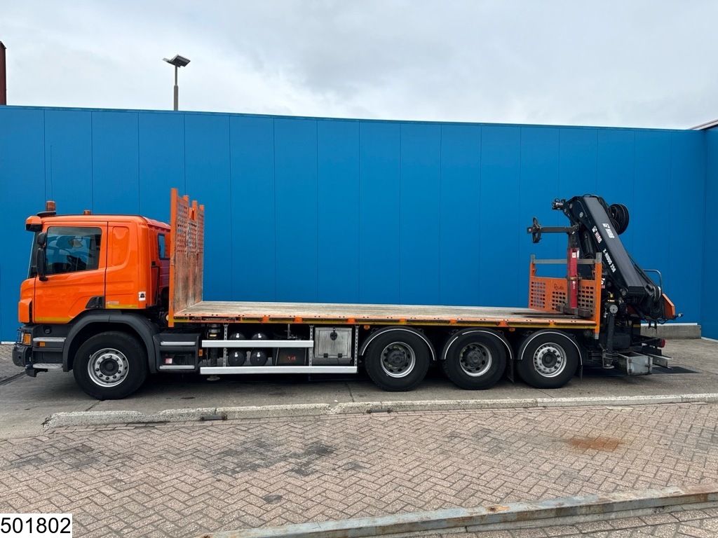 Scania P 410 8x4, Tridem, CNG, Hiab, Remote, Retarder