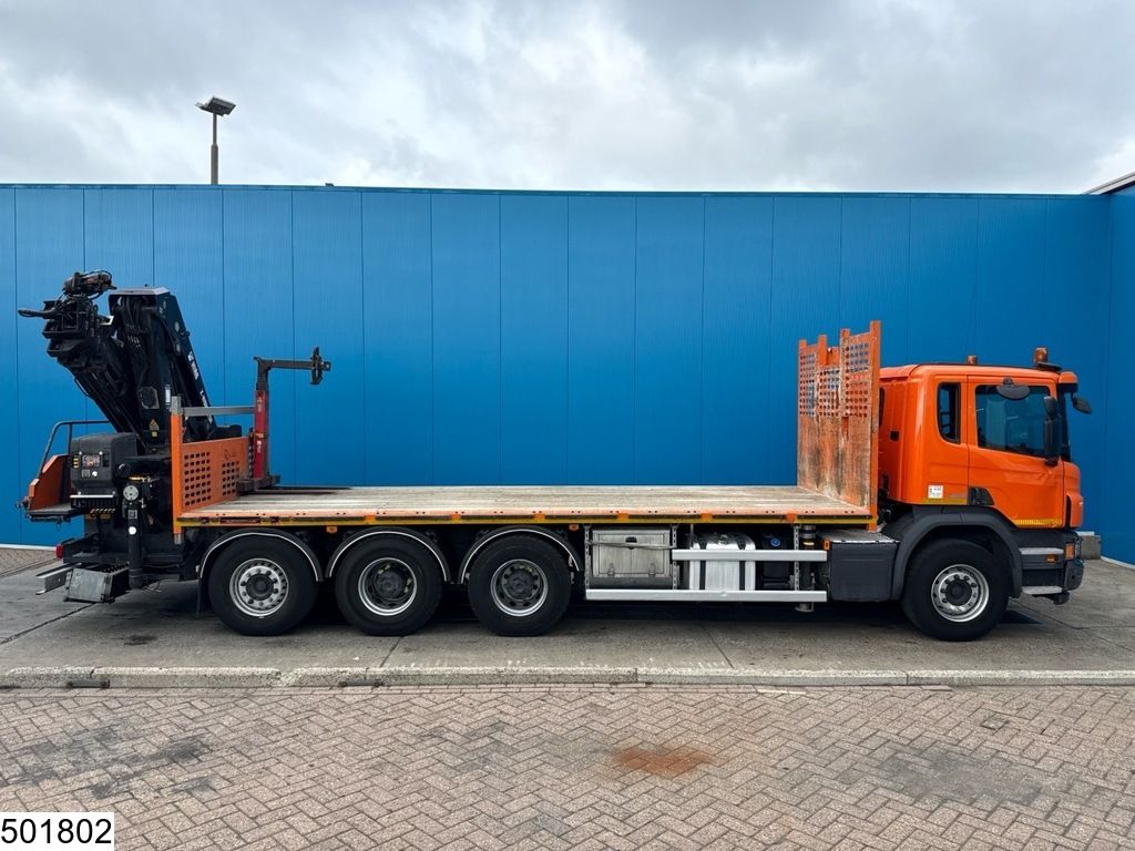 Scania P 410 8x4, Tridem, CNG, Hiab, Remote, Retarder