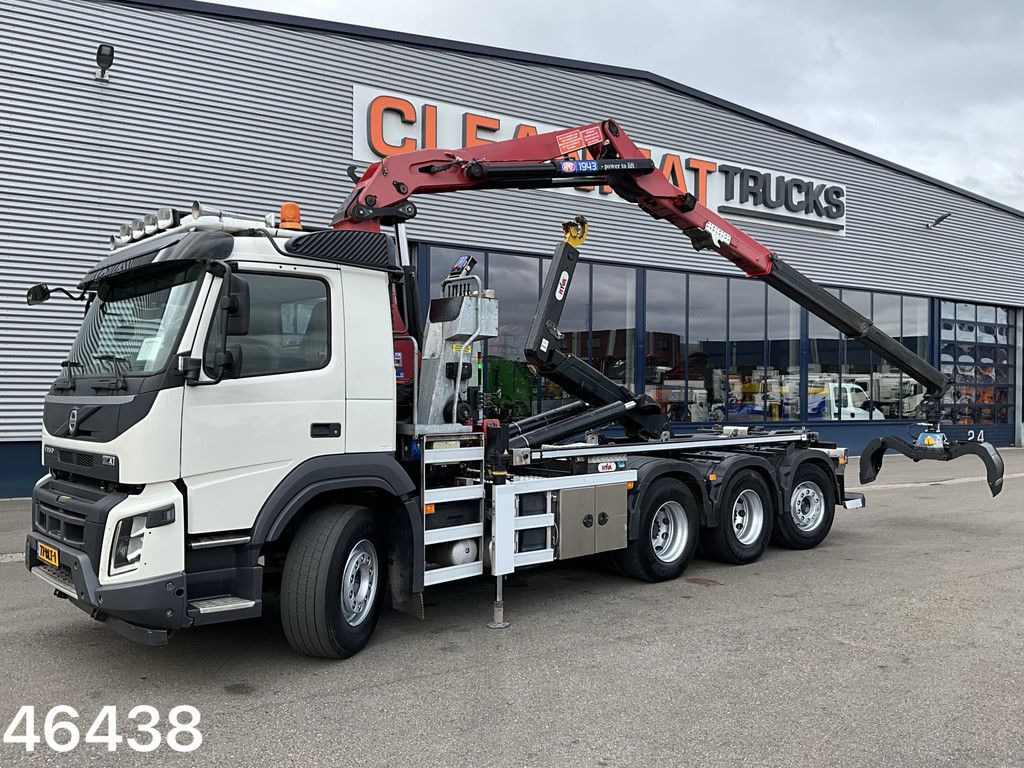 Volvo FMX 460 8x4 Euro 6 HMF 19 Tonmeter Z-kraan