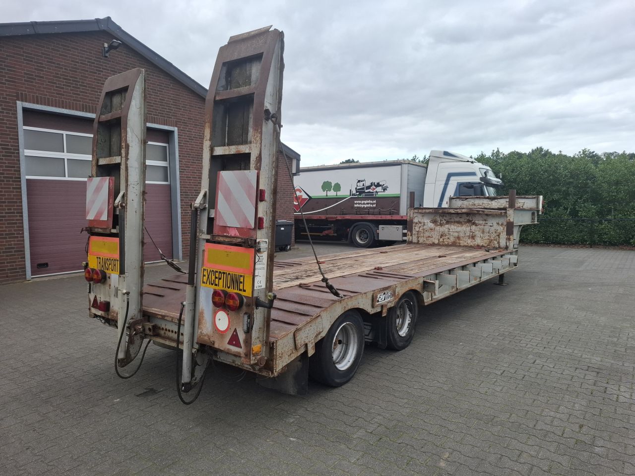 Gheysen en verpoort semi dieplader