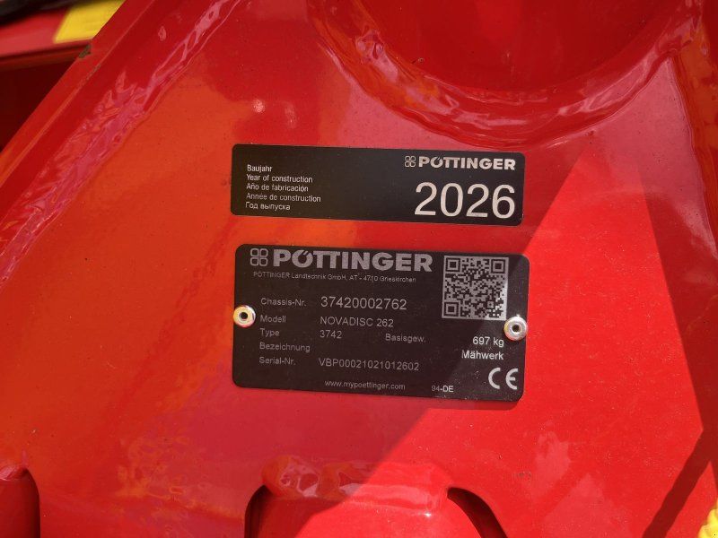 Pöttinger Novadisc 262