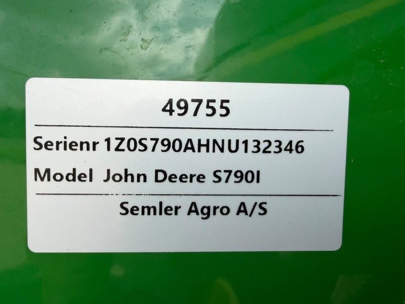 John Deere S790I
