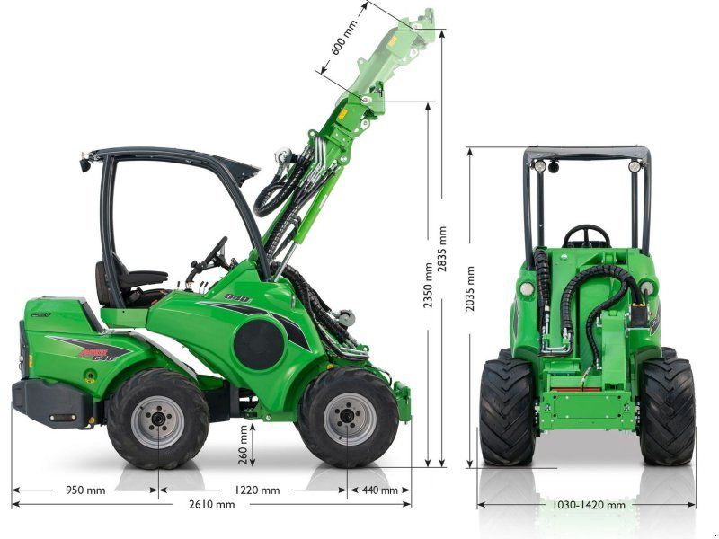 Avant 640i Multifunktionslader mit Paket