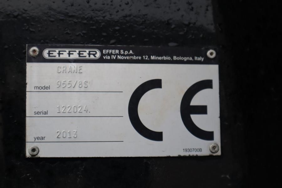 Effer 955/8S Volvo 540 Euro 6, 8x2x4 Drive, Fully Remote