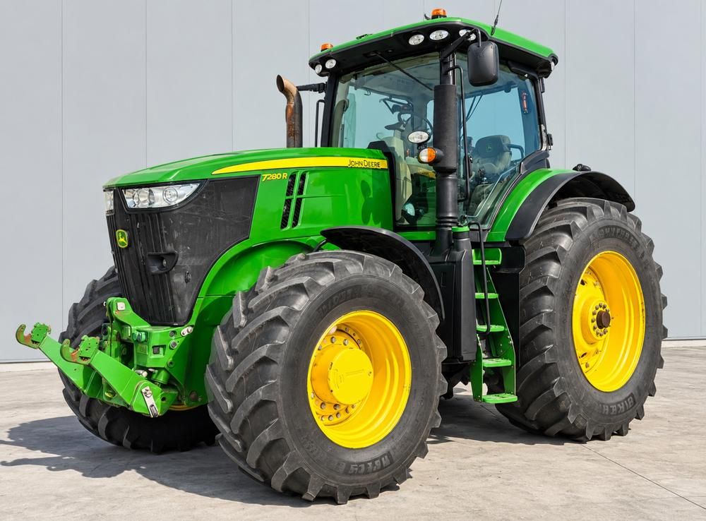 John Deere 7280R, landwirtschaftlicher Traktor mit Allradantrieb