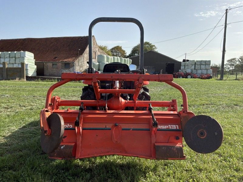 1992 Kubota Granbia GB18(F) four-wheel-drive mini-tractor with rotary tiller