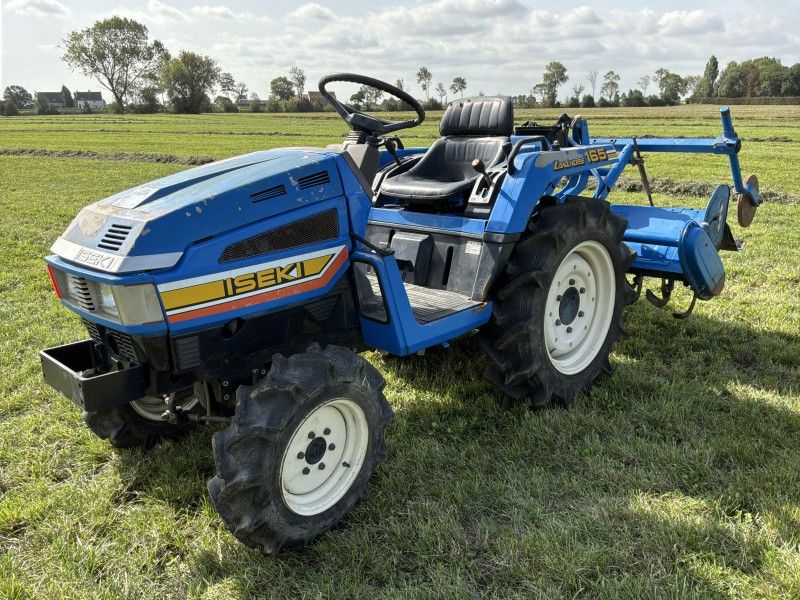 Iseki Landhope TU165F four-wheel-drive mini tractor with rotary tiller