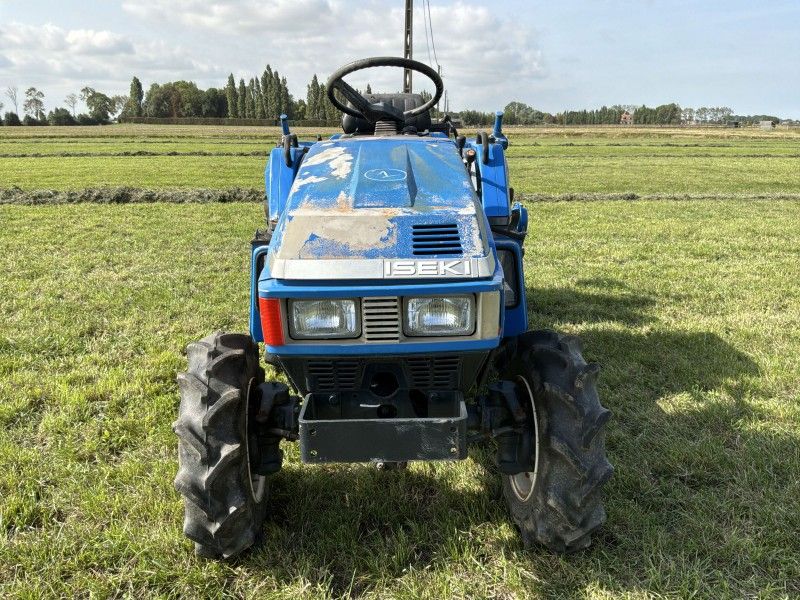 Iseki Landhope TU165F four-wheel-drive mini tractor with rotary tiller