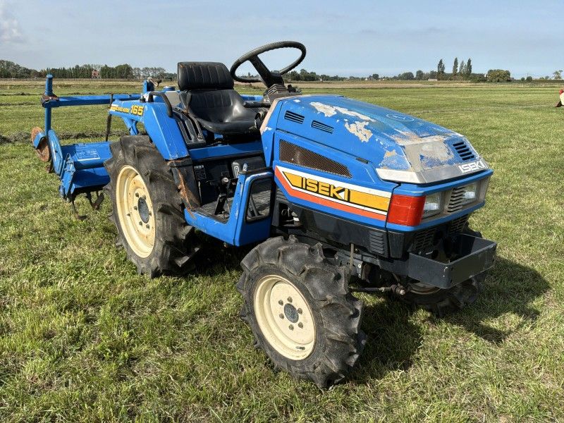 Iseki Landhope TU165F four-wheel-drive mini tractor with rotary tiller