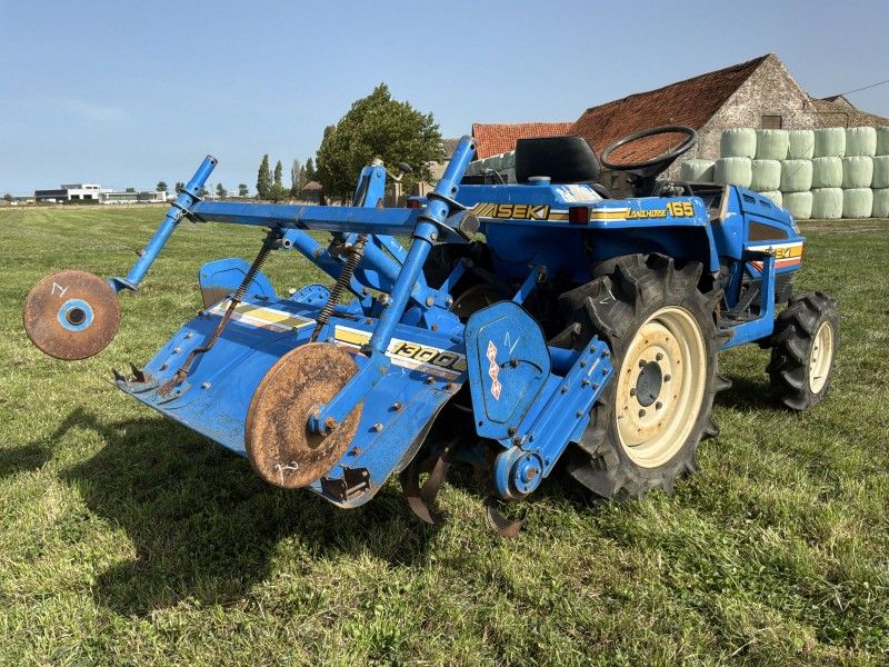 Iseki Landhope TU165F four-wheel-drive mini tractor with rotary tiller