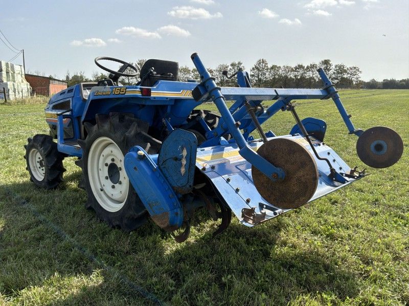 Iseki Landhope TU165F four-wheel-drive mini tractor with rotary tiller