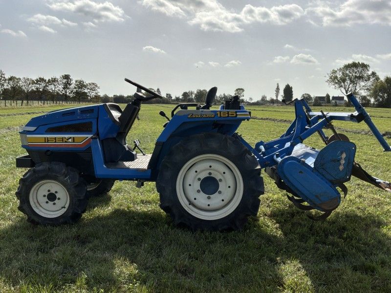Iseki Landhope TU165F four-wheel-drive mini tractor with rotary tiller