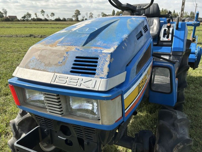 Iseki Landhope TU165F four-wheel-drive mini tractor with rotary tiller