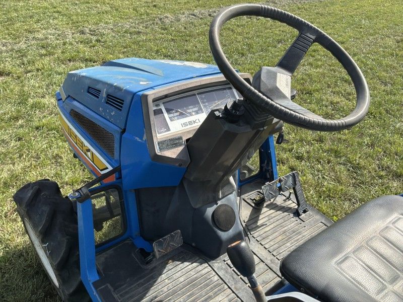 Iseki Landhope TU165F four-wheel-drive mini tractor with rotary tiller
