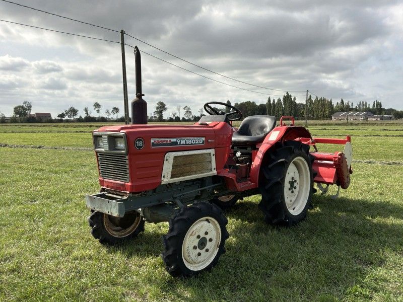 Yanmar YM1802D four-wheel-drive mini tractor with tiller