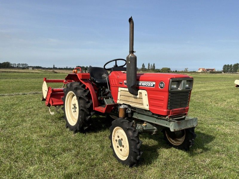 Yanmar YM1802D four-wheel-drive mini tractor with tiller