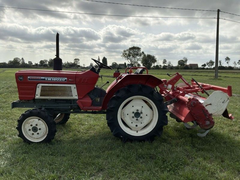 Yanmar YM1802D four-wheel-drive mini tractor with tiller