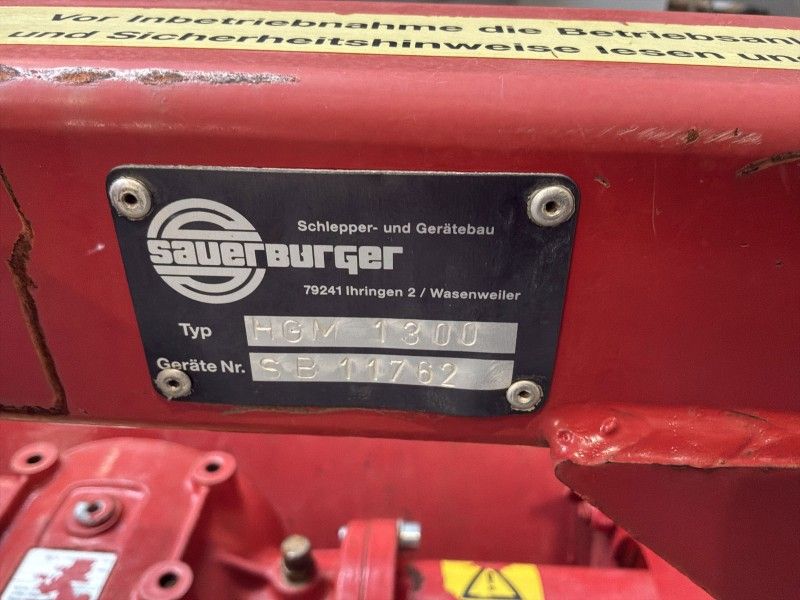 Sauerburger HGM 1300 Schlegelmäher