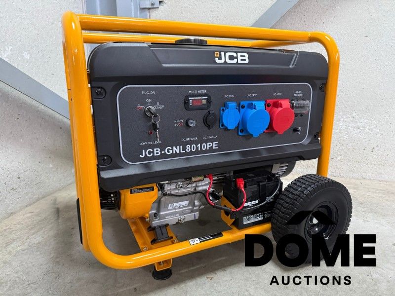 JCB 7500 watt benzine stroomgenerator