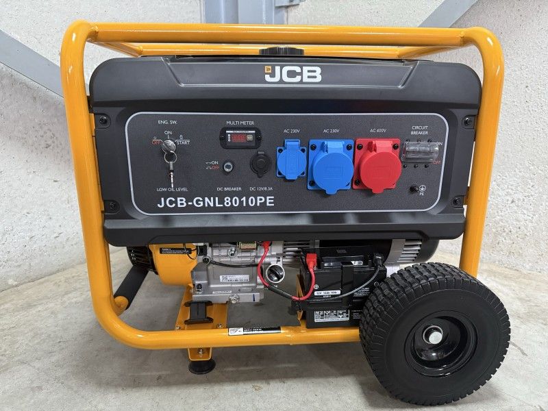 JCB 7500 watt benzine stroomgenerator
