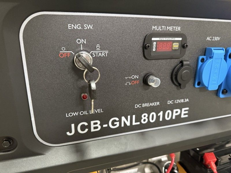 JCB 7500 watt benzine stroomgenerator
