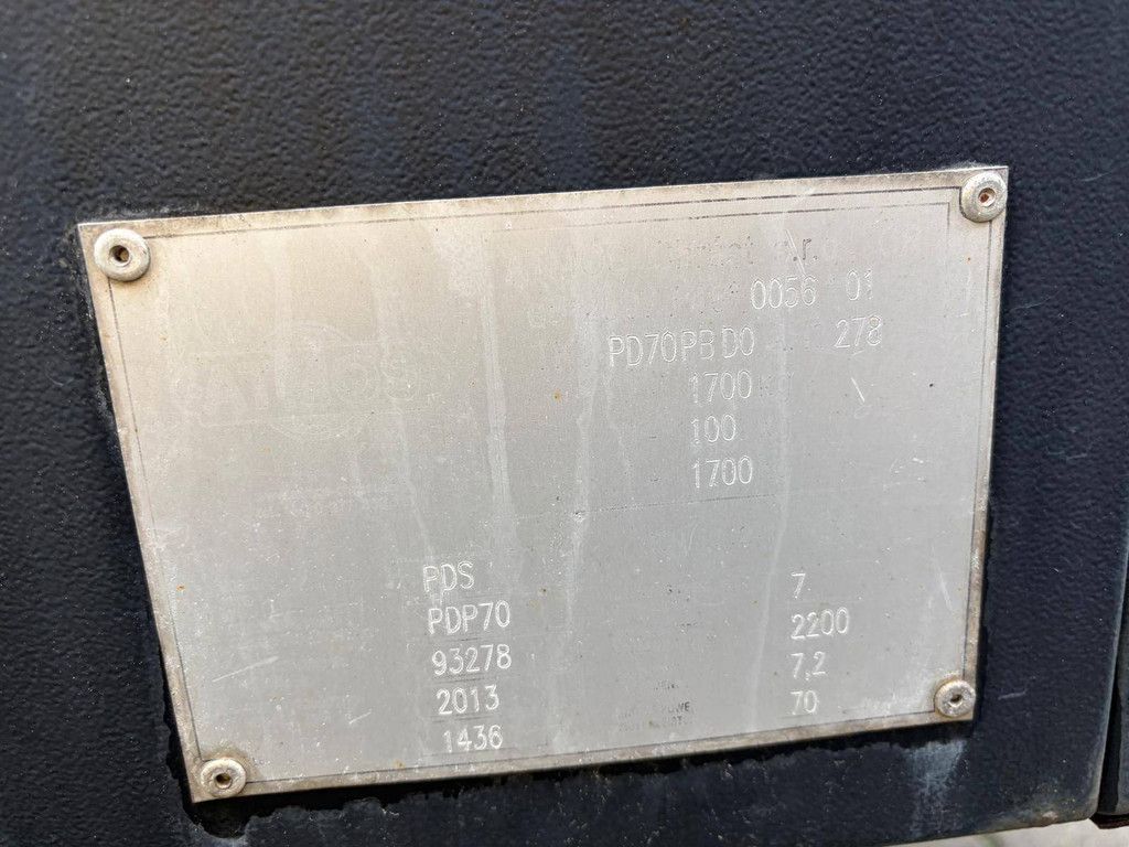 Compressor Atmos PDP 70 Diesel 7bar 2013