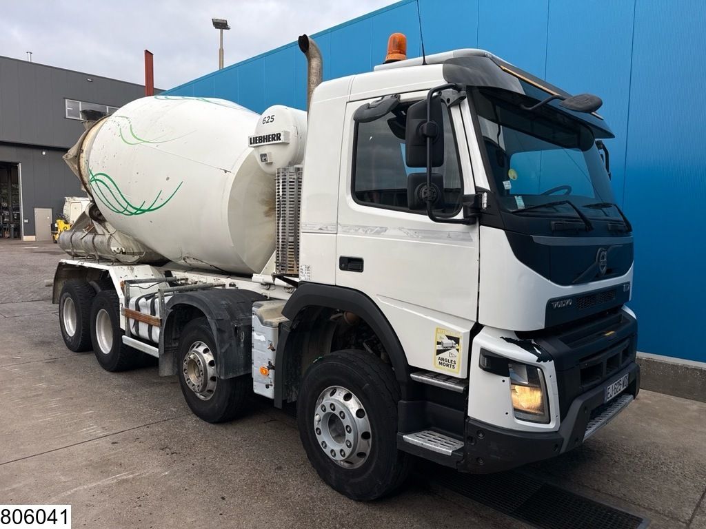 Volvo FMX 410 8x4, EURO 6, Liebherr 9m3,