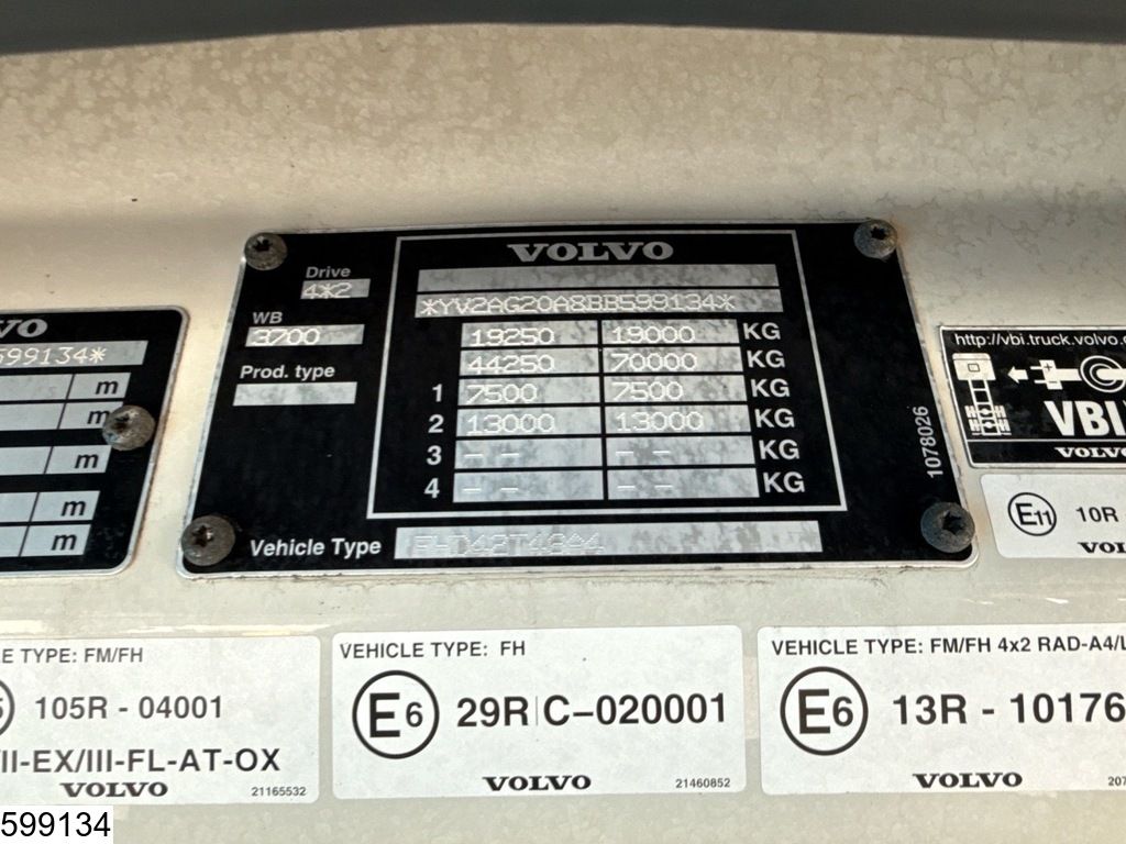 Volvo FH 460 EURO 5, Retarder, ADR, Standairco