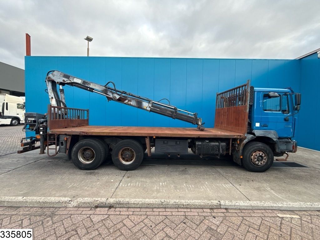 MAN TGA 26 350 6x4, Manual, Steel, Hiab