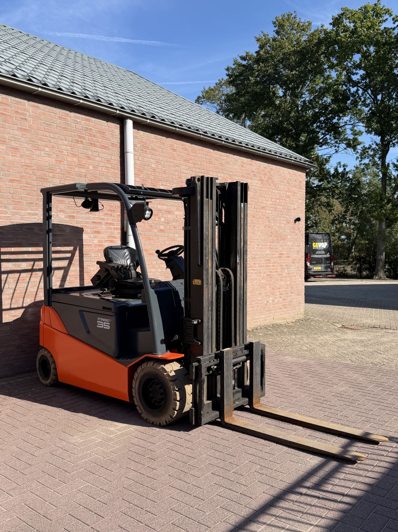 Toyota 8FBMT35 3500kg triplo elektrische heftruck