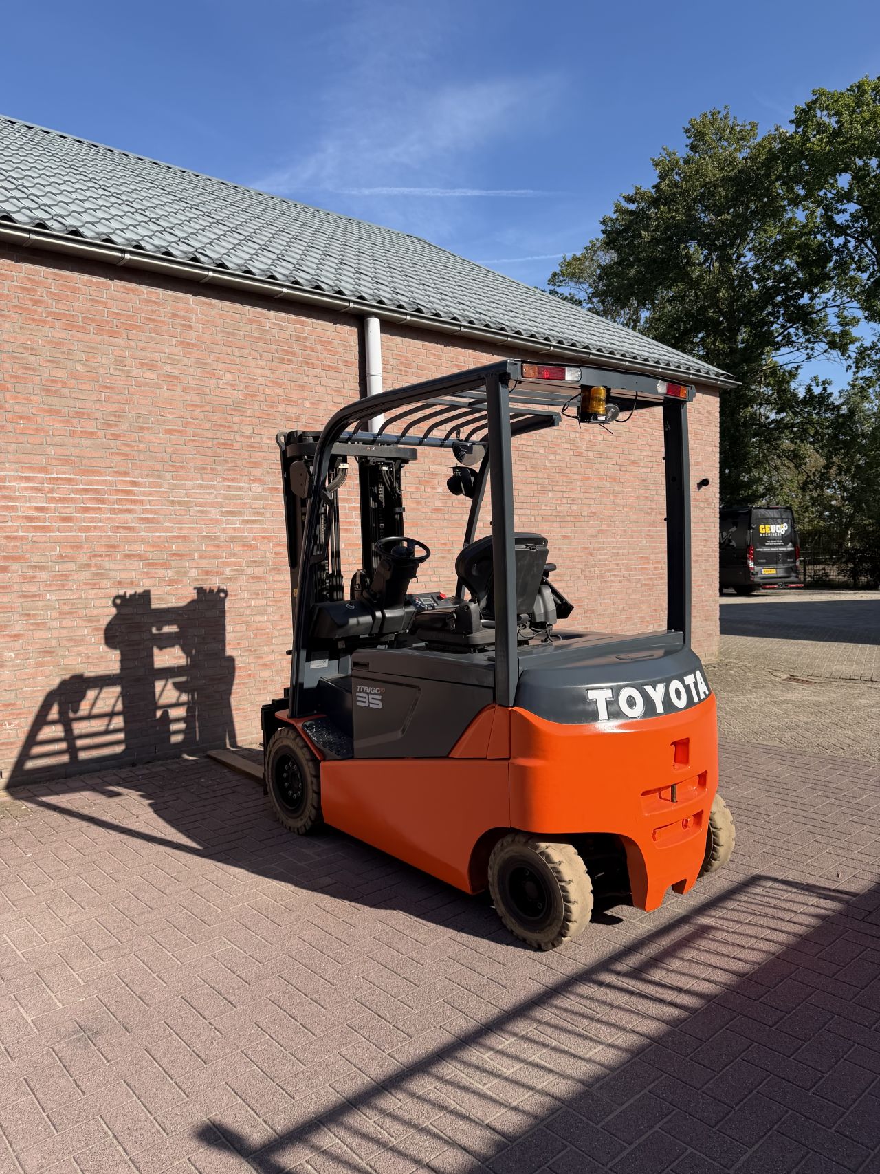 Toyota 8FBMT35 3500kg triplo elektrische heftruck