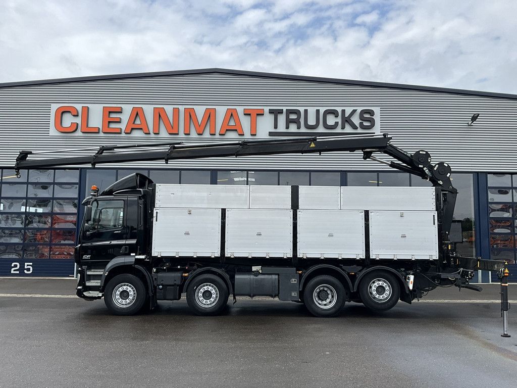 DAF FAX CF 480 Kipper met HMF 21 Tonmeter laadkraan