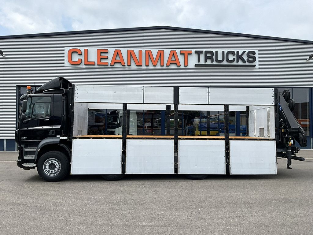 DAF FAX CF 480 Kipper met HMF 21 Tonmeter laadkraan