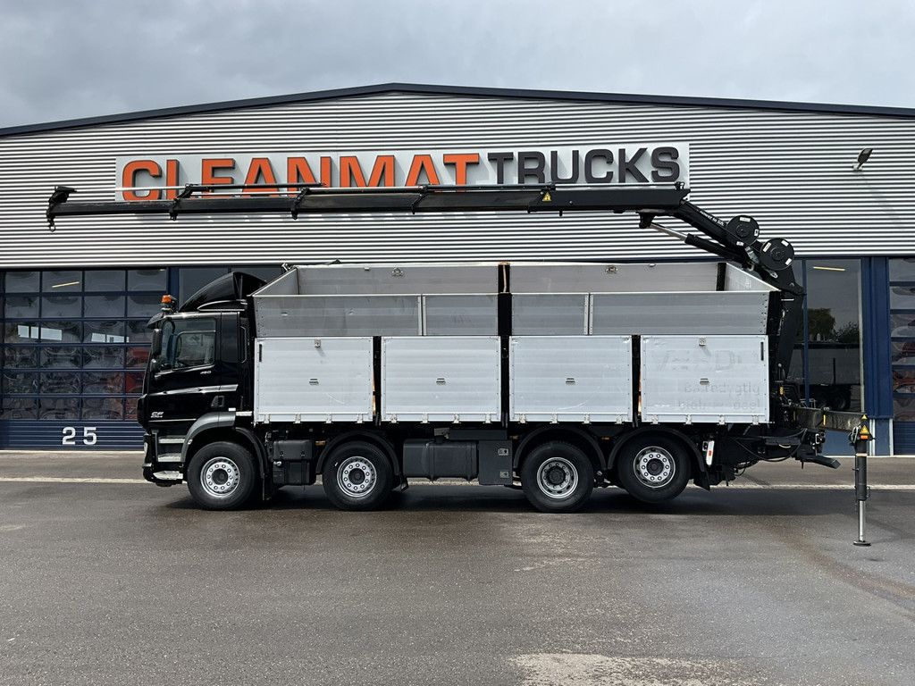 DAF FAX CF 480 Kipper met HMF 21 Tonmeter laadkraan