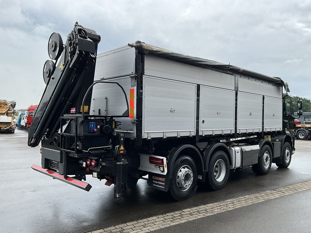 DAF FAX CF 480 Kipper met HMF 21 Tonmeter laadkraan